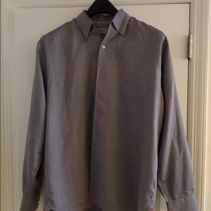Equilibrio dress shirt 2xl, hidden button down collar